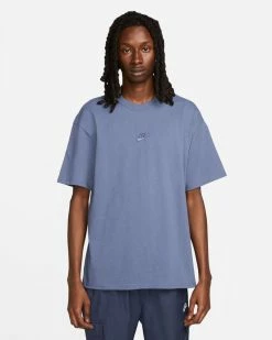 Nike Sportswear Premium Essentials Bleu Tee-shirt Pour Homme