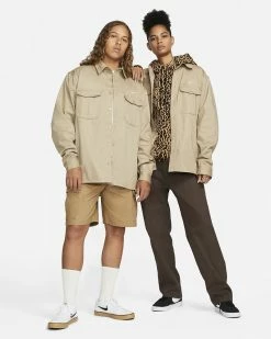 Nike SB Beige Chemise De Skateboard -Magasin De Mode dq6287 247 chemise skateboard a manches longues nike sb femme dq6287 247 04