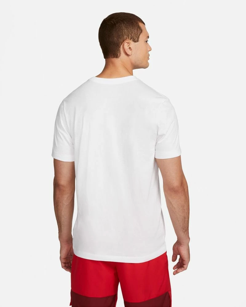 Nike Dri-FIT Blanc Tee-shirt De Training Pour Homme 2 Nike Dri-FIT Blanc Tee-shirt De Training Pour Homme – Image 2
