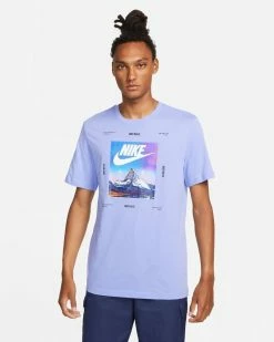 Nike Sportswear Photo Violet Tee-shirt Pour Homme