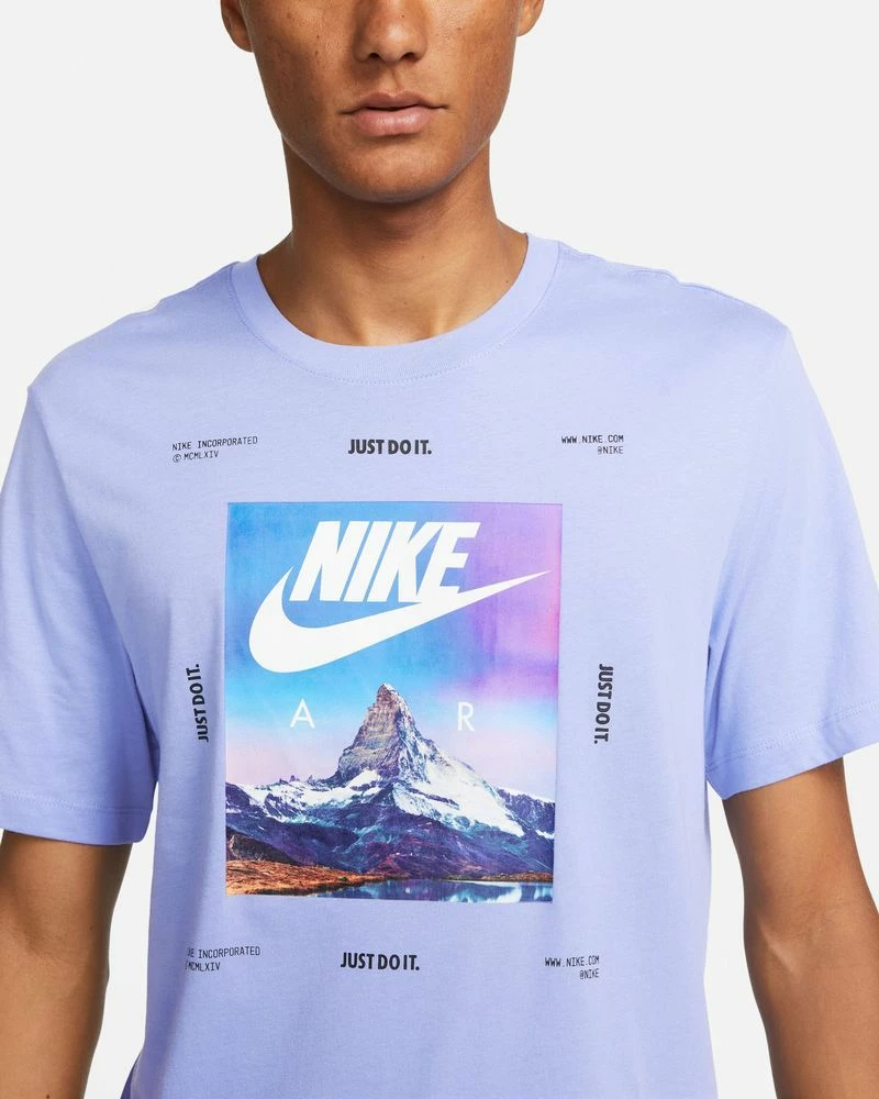 Nike Sportswear Photo Violet Tee-shirt Pour Homme 3 Nike Sportswear Photo Violet Tee-shirt Pour Homme – Image 3