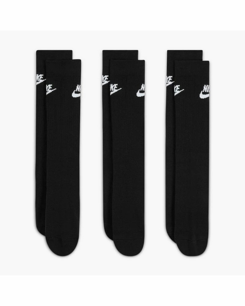 Nike Sportswear Everyday Essential Noir Lot De 3 Paires De Chaussettes 3 Nike Sportswear Everyday Essential Noir Lot De 3 Paires De Chaussettes – Image 3