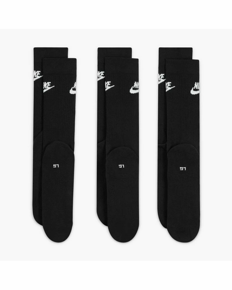 Nike Sportswear Everyday Essential Noir Lot De 3 Paires De Chaussettes 4 Nike Sportswear Everyday Essential Noir Lot De 3 Paires De Chaussettes – Image 4