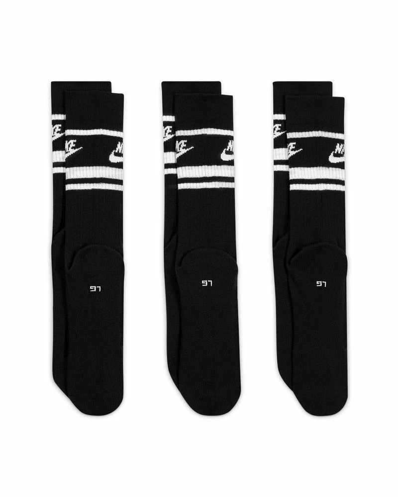 Nike Sportswear Everyday Essential Noir Lot De 3 Paires De Chaussettes 3 Nike Sportswear Everyday Essential Noir Lot De 3 Paires De Chaussettes – Image 3