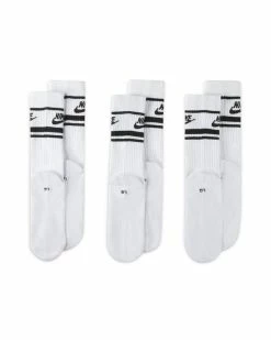 Nike Sportswear Everyday Essential Blanc & Noir Lot De 3 Paires De Chaussettes -Magasin De Mode dx5089 103 chaussettes nike sportswear everyday essential dx5089 103 03