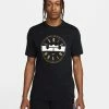 LeBron Nike Dri-FIT Noir Tee-shirt De Basket Pour Homme