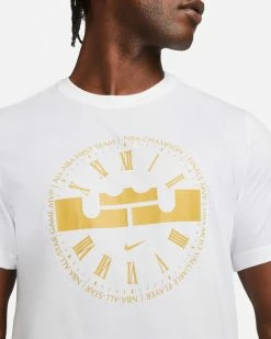 LeBron Nike Dri-FIT Blanc Tee-shirt De Basket Pour Homme -Magasin De Mode dz2702 100 tee shirt de basket lebron pour homme dz2702 100 03