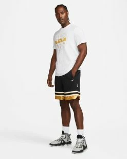 LeBron Nike Dri-FIT Blanc Tee-shirt De Basket Pour Homme -Magasin De Mode dz2702 100 tee shirt de basket lebron pour homme dz2702 100 04