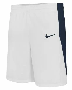 Nike Team Short Blanc Et Bleu Marine Short De Basket Pour Homme