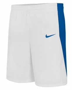 Nike Team Short Blanc Et Bleu Royal Short De Basket Pour Homme