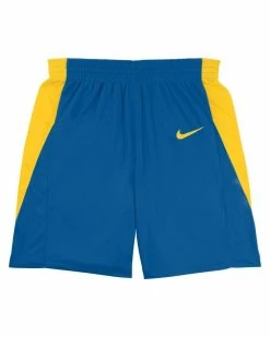 Nike Team Short Bleu Royal Et Jaune Short Pour Homme -Magasin De Mode nt0201 464 short de basketball nike stock pour homme nt0201 464 05