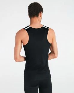 Nike Stock Muscle Noir Débardeur Pour Homme -Magasin De Mode nt0306 010 debardeur de running nike stock muscle noir homme nt0306 010 02 5