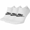 Nike Sportswear Everyday Essential Blanc Lot De 3 Paires De Chaussettes