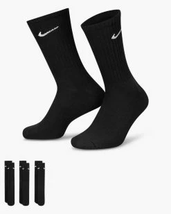 Nike Cushioned Noir Lot De 3 Paires De Chaussettes