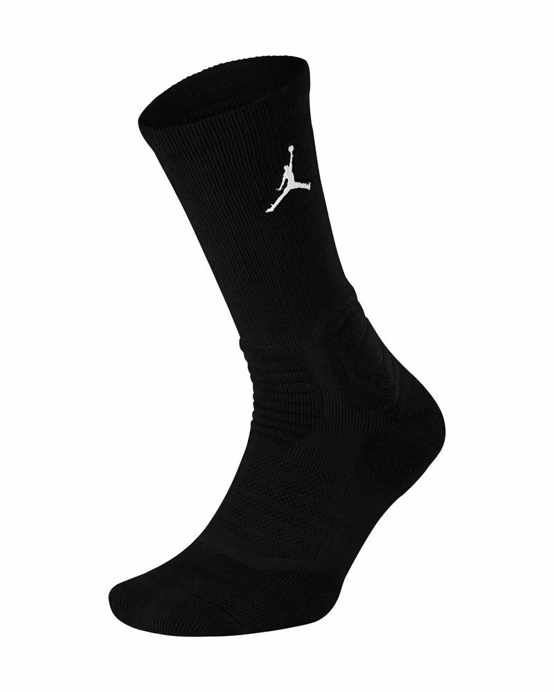 Nike Jordan Flight Noir Chaussettes De Basket Pour Homme 4 Nike Jordan Flight Noir Chaussettes De Basket Pour Homme – Image 4