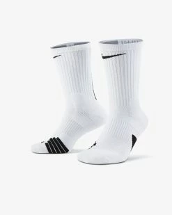 Nike Elite Crew Blanc Chaussettes De Basket