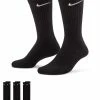 Nike Everyday Cushioned Noir Lot De 3 Paires De Chaussettes