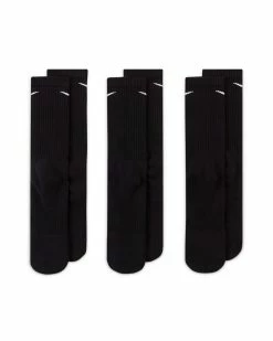 Nike Everyday Cushioned Noir Lot De 3 Paires De Chaussettes -Magasin De Mode sx7664 010 lot de 3 paires de chaussettes noires nike everyday sx7664 010 03