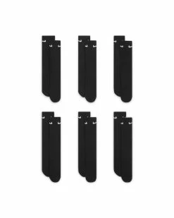 Nike Everyday Cushioned Noir Lot De 6 Paires De Chaussettes -Magasin De Mode sx7666 010 lot 6 paires de chaussettes nike everyday sx7666 010 02 2 1