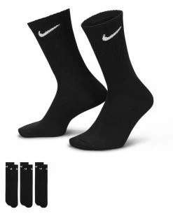 Nike Everyday Lot De 3 Paires De Chaussettes -Magasin De Mode sx7676 010 lot 3 paires chaussettes hautes nike everyday sx7676 010 01 2