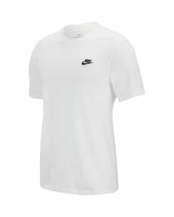 Nike Sportswear Club Blanc & Noir Tee-shirt Pour Homme